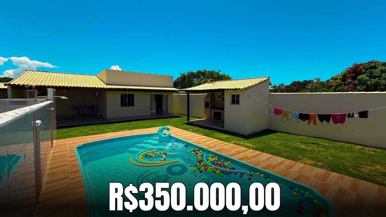 3 QUARTOS COM TERRENO DE 360m2ª (R$350.000)