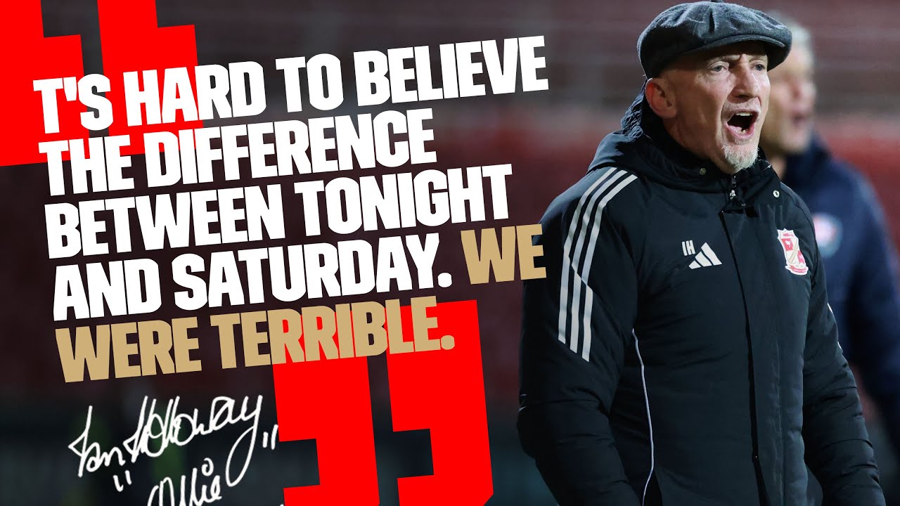 Ian Holloway on defeat to Cheltenham Town