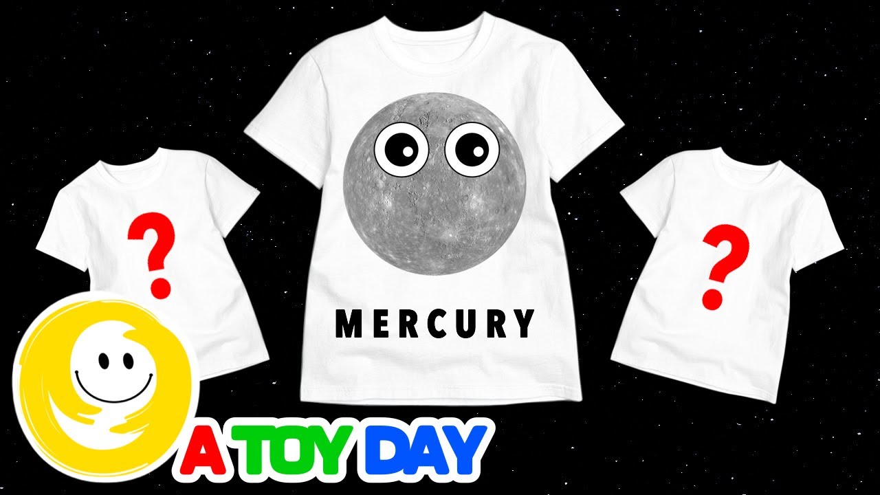 Planet T-shirt for KIDS  | Planets Craft | Mercury Venus Earth Mars Jupiter Saturn Uranus Neptune