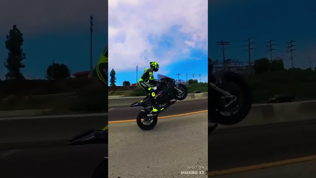 Sharkboy killin it with the wheelies!