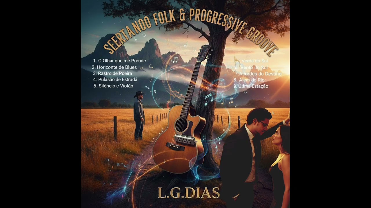 Sertanejo folk country rock, Groove, Romântico. L.G.Dias.(IA)