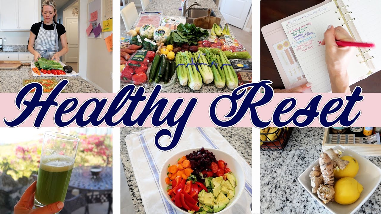 NEW✨WEEKLY RESET AND MEAL PLANNING FOR HEALTHY LIFESTYLE 