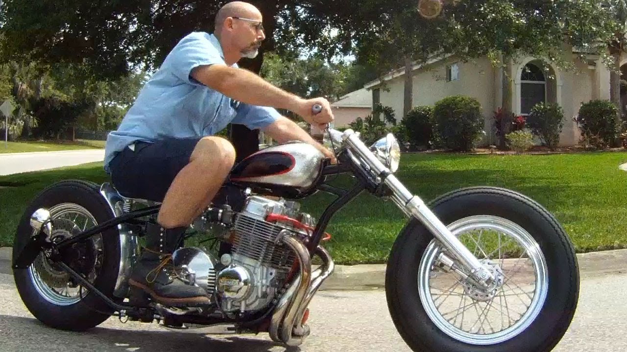 Lester the 1976 Hondamatic Chopper
