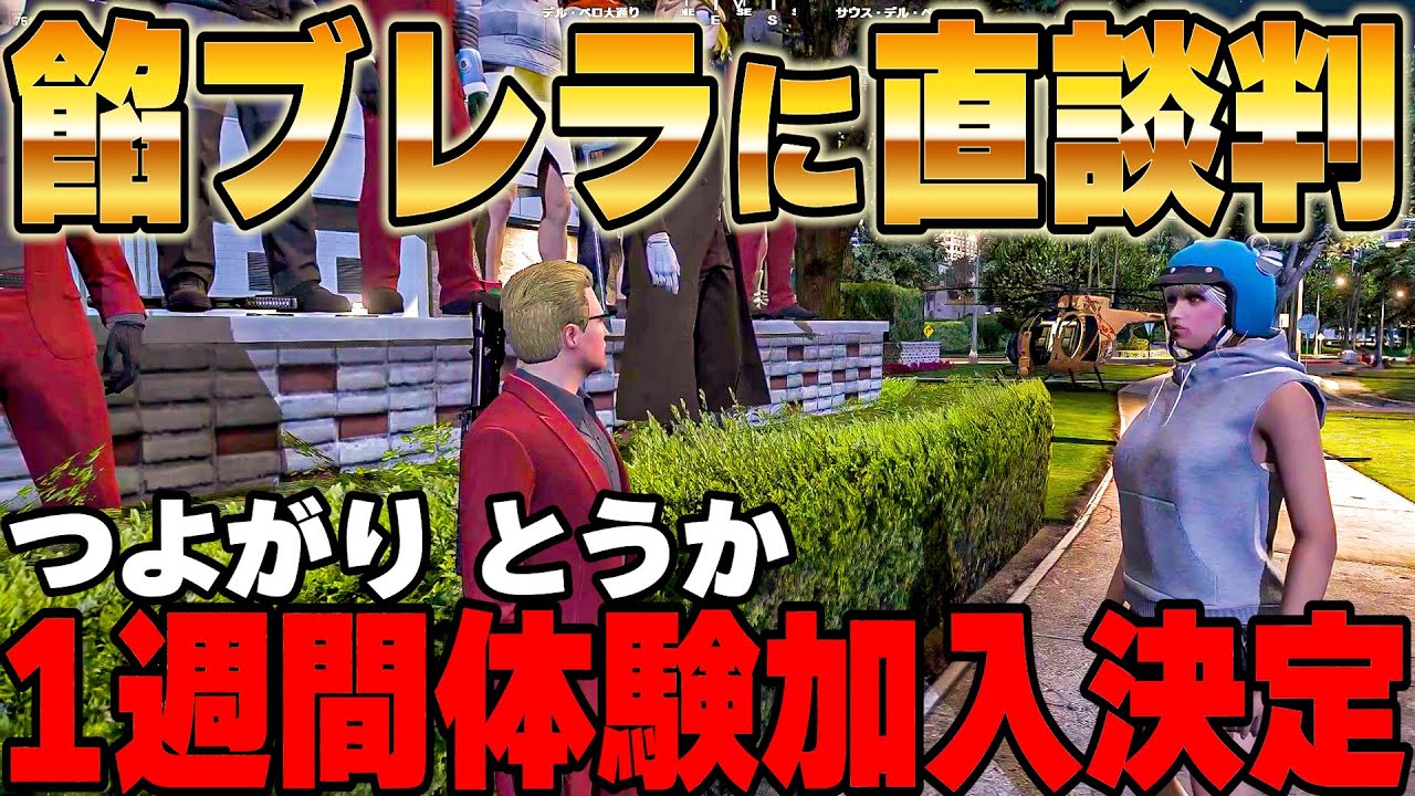【ストグラ】餡ブレラに直談判、つよがりとうか1週間体験加入、 MJの加入が決定【ウェスカー/GTA5/ごっちゃん＠マイキー】