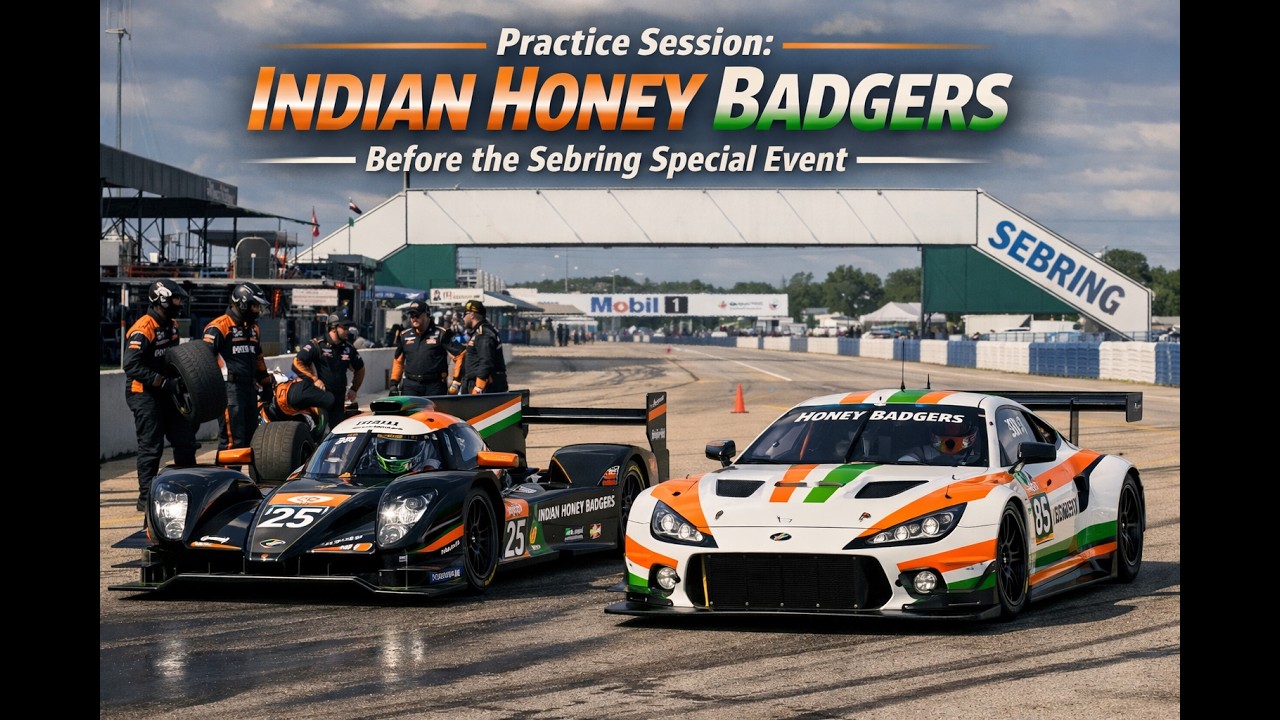 Practice Session: Indian Honey Badgers Before the Sebring Special Event