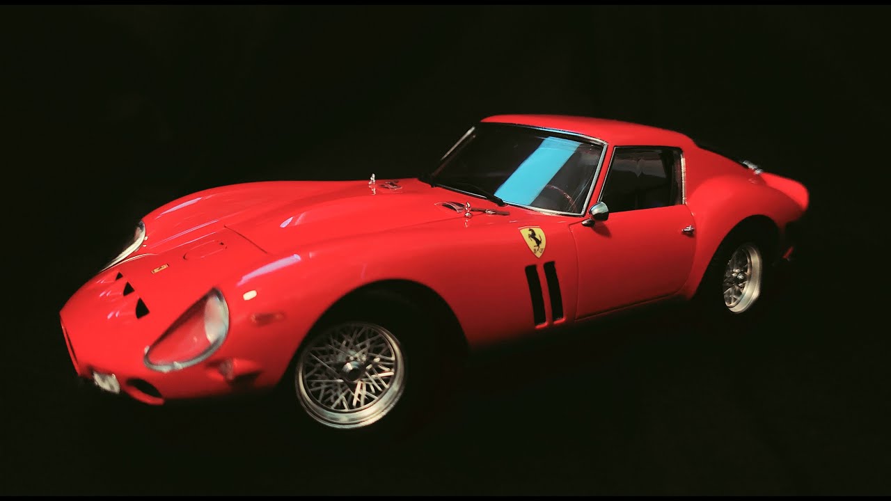 Fujimi Ferrari GTO 1/24 makett építés. Full Build Video