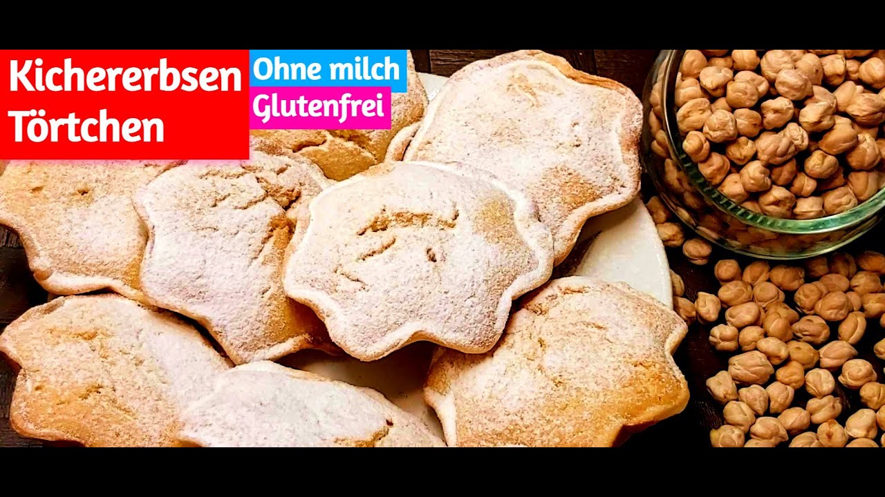 Kichererbsen T&ouml;rtchen Glutenfrei milchfrei 🇩🇪🇵🇹🇫🇷🇪🇸🇬🇧🇺🇲🇹🇷🇷🇺✔️👇👇