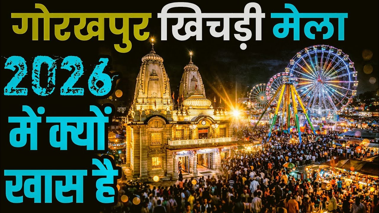 गोरखपुर खिचड़ी मेला 2026 | गोरखनाथ मंदिर मेला | Khichdi Mela Gorakhpur Full Tour