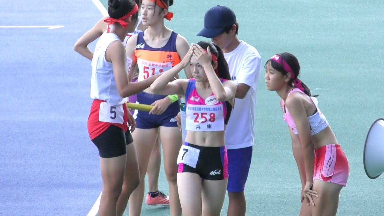 予選-決勝 共通女子 4×100mR 近畿中学総体陸上2025