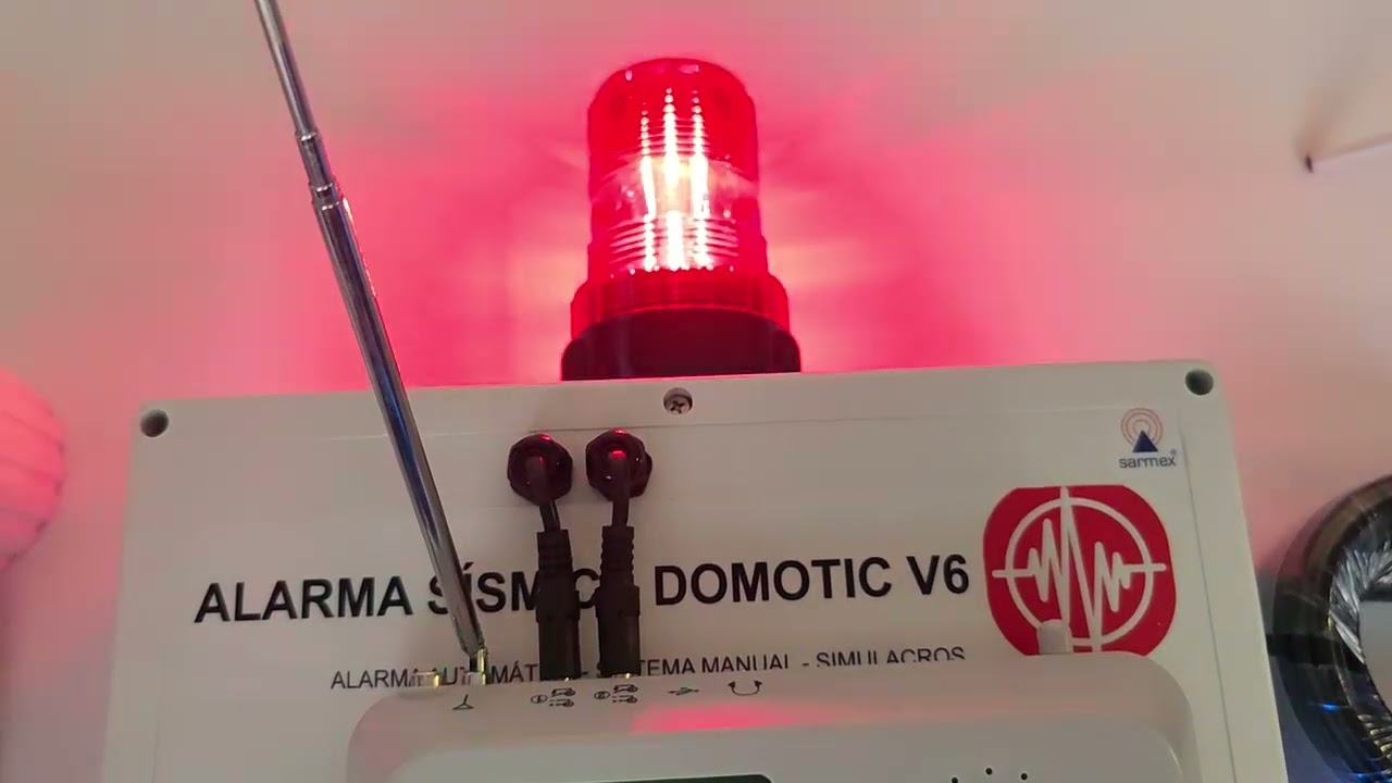 ALARMA SÍSMICA SARMEX PA20 SISMO INCENDIO Y SIMULACRO CONFIGURACIÓN