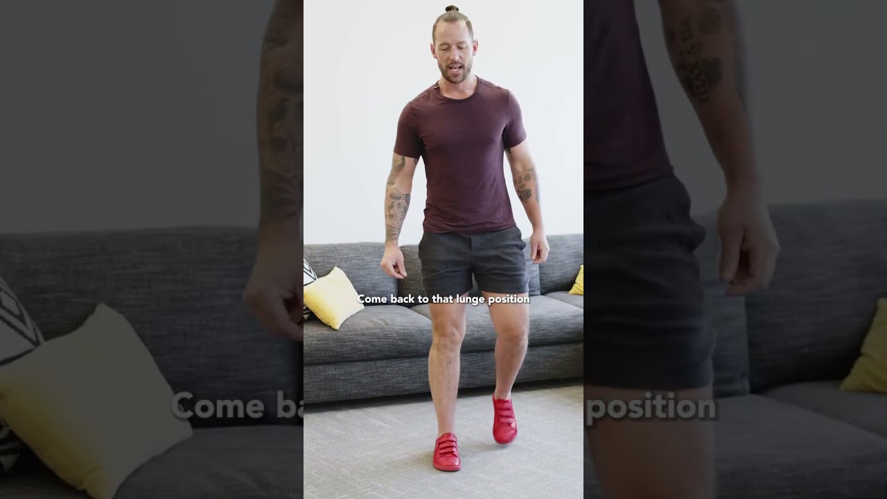 Don't start with lunges - try Seated alternating heel pushes instead!
