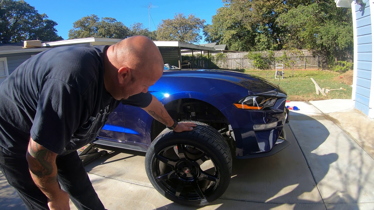 2019 Mustang GT SVE R350 Wheels Installed