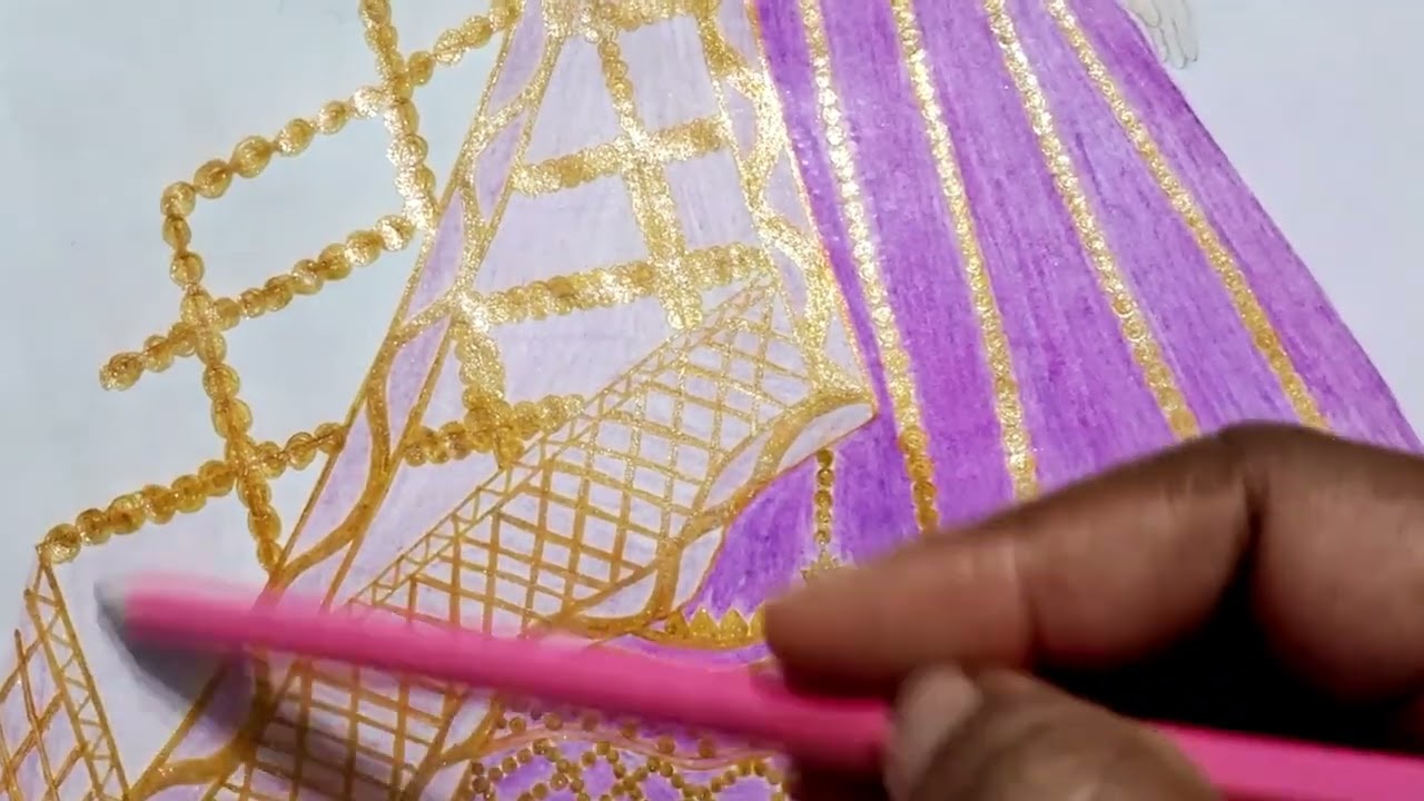  Dream Lehenga full Part Anjali Bhardwaj Arts 🎨 