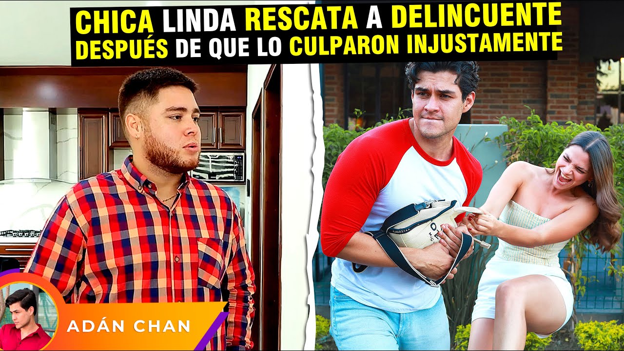 Chica linda rescata a delincuente después de que lo culparon injustamente.