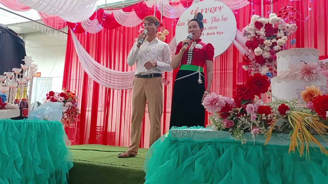 Hát thái Hoàng nhung hát đám cưới con Lò sinh 