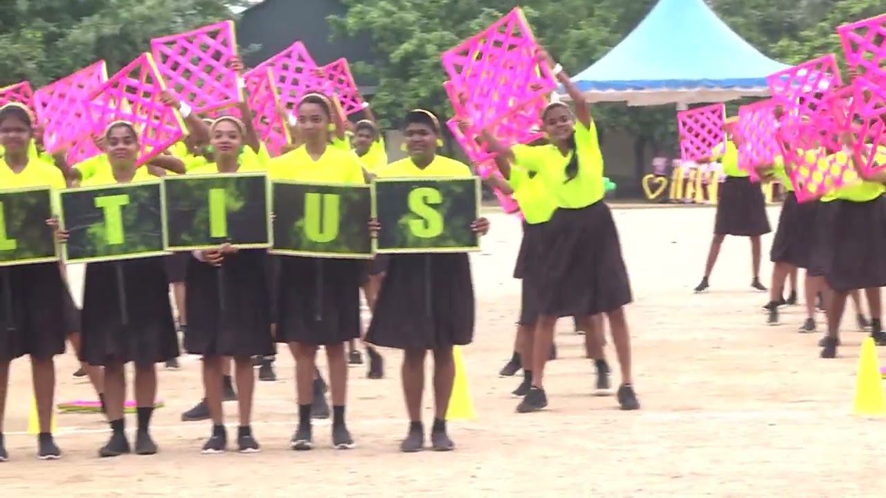 EWART SCHOOL ANNUAL SPORTS DAY 2023 - 9th Standard MASS DRILL