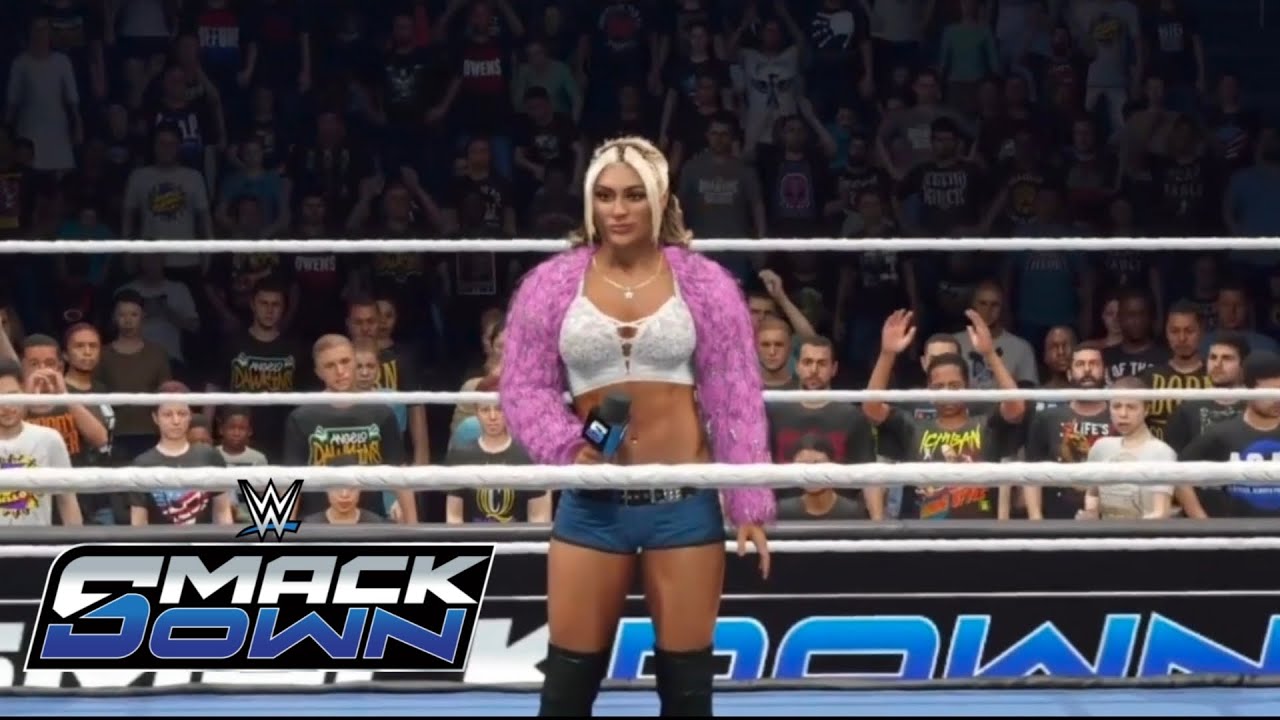 WWE 2K25 SMACKDOWN - TIFFANY STRATTON DECLARES HER SPOT IN THE ROYAL RUMBLE