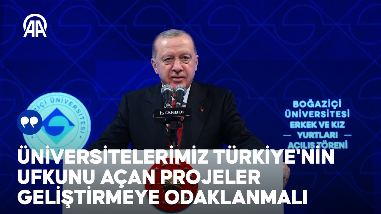 Cumhurbaşkanı Erdoğan konuşuyor