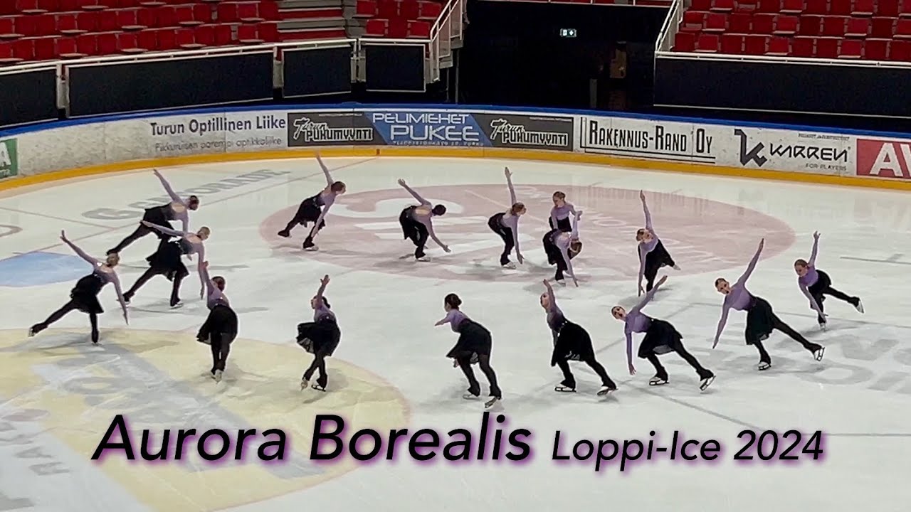 Aurora Borealis - Loppi-Ice 2024 Free skating - Synchronized skating