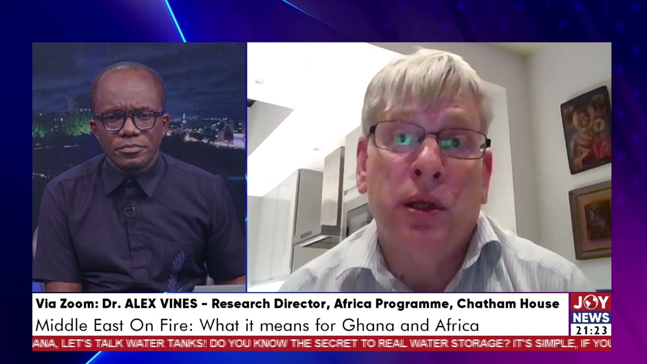 Ghana and Africa Not Immune to Middle East Crisis &mdash; Dr. Alex Vines.