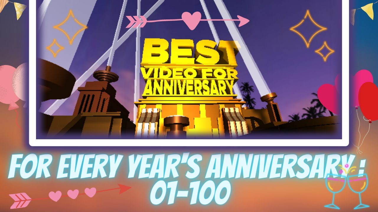 ANNIVERSARY VIDEO INTRO | 20TH CENTURY FOX | YEAR : 01 - 100 || 01st / 25th / 50th ANNIVERSARY VIDEO