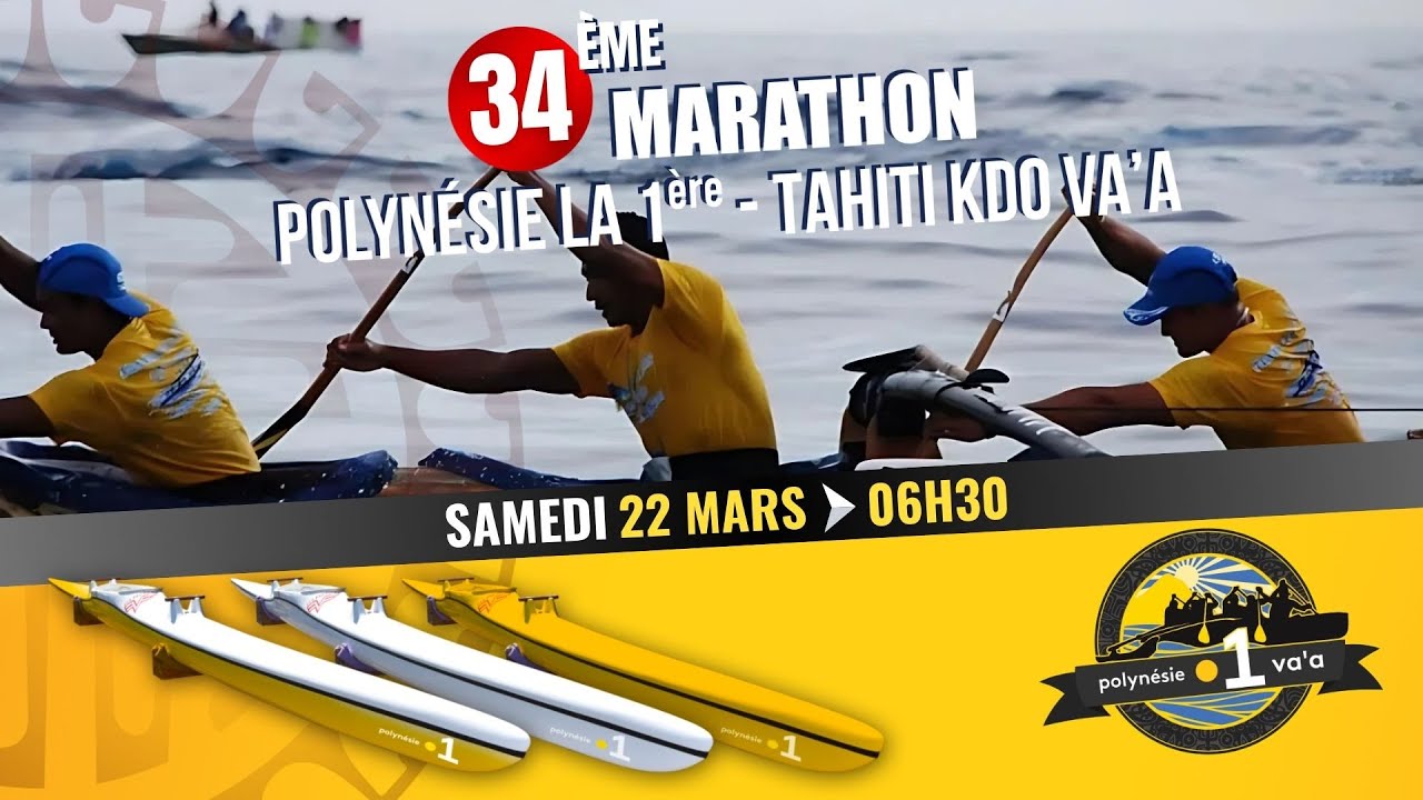 Marathon Polynésie La 1ère Va'a - Tahiti KDO 2025
