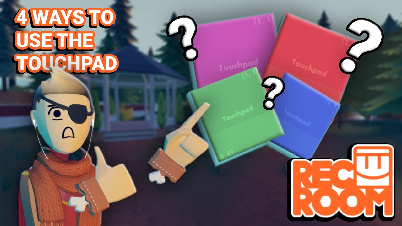 4 Ways to use the Touchpad in Rec Room! #recroom #tutorial