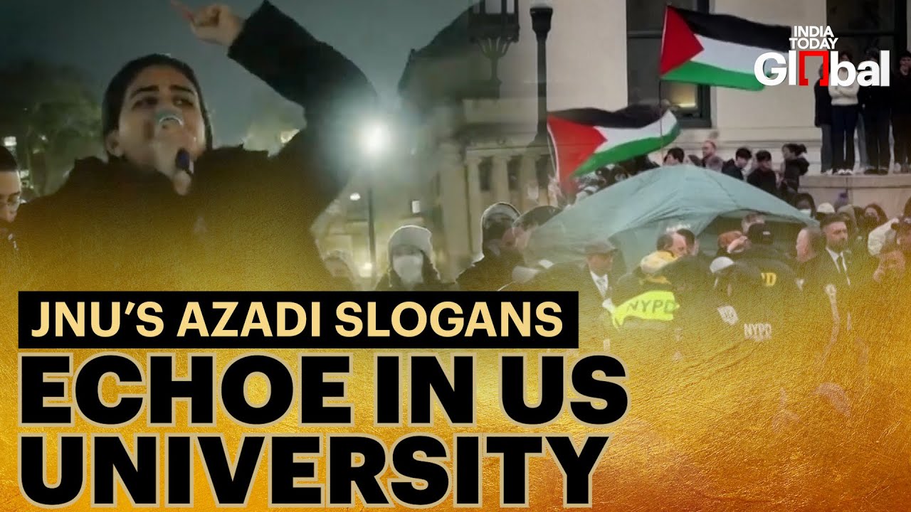 JNU'S 'AZADI' SLOGANS ECHOE IN US UNIVERSITIES | INDIA TODAY GLOBAL