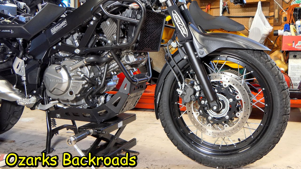 Suzuki V-Strom 650XT Steering Head Bearing Service