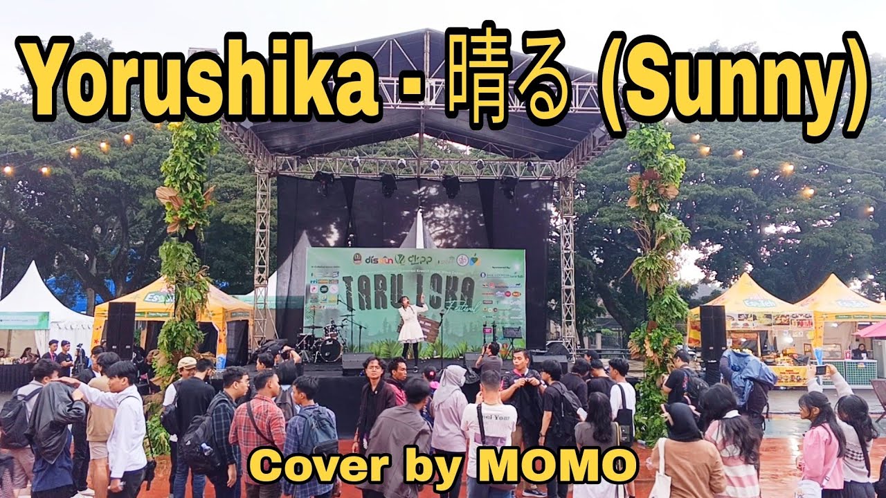 ヨルシカ (Yorushika) - 晴る (Sunny) | Cover by MOMO at KYUU FESTIVAL - West Java Garden Festival (Saparua)