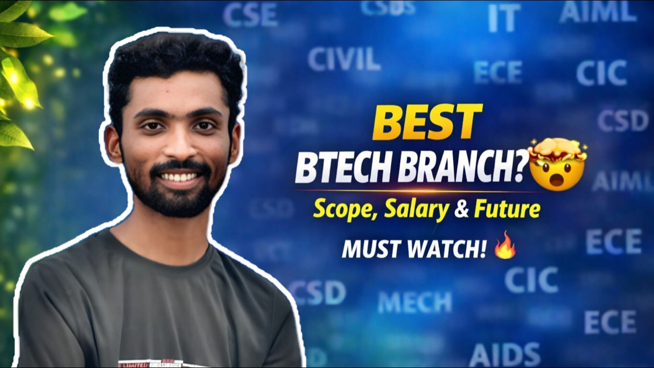 Best BTech Branch After EAMCET 🤯 | Scope, Salary & Future