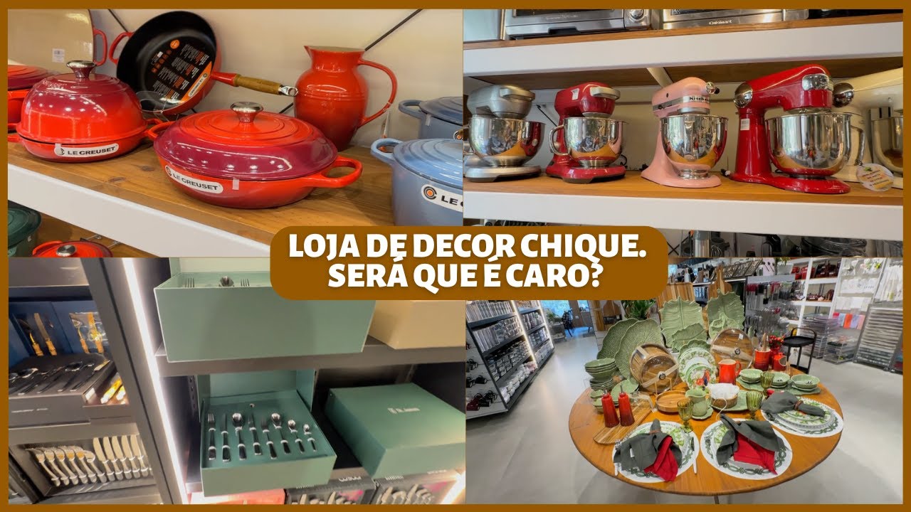 Existe DECORAÇÃO de RICO?! Fui numa LOJA no SHOPPING CHIQUE em SP mostrei OS PREÇOS 😱💸| Gaby Garciia