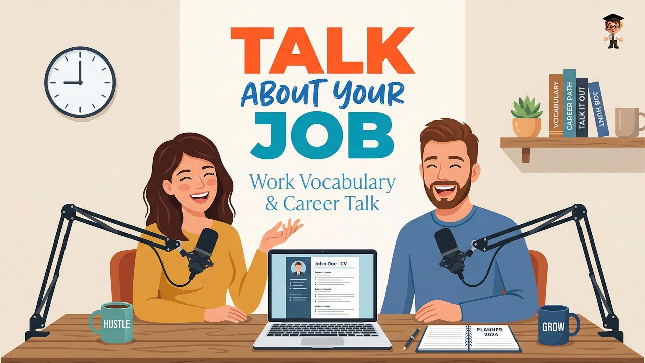 English Conversation Practice: Talking About Your Job | A2-B1 Level | English Podcast