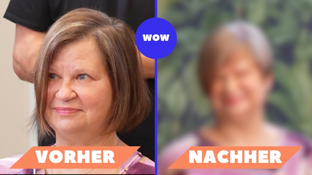 Vorher Nachher Haarumstyling | Kurzhaarfrisur mit Highlights richtig stylen & pflegen