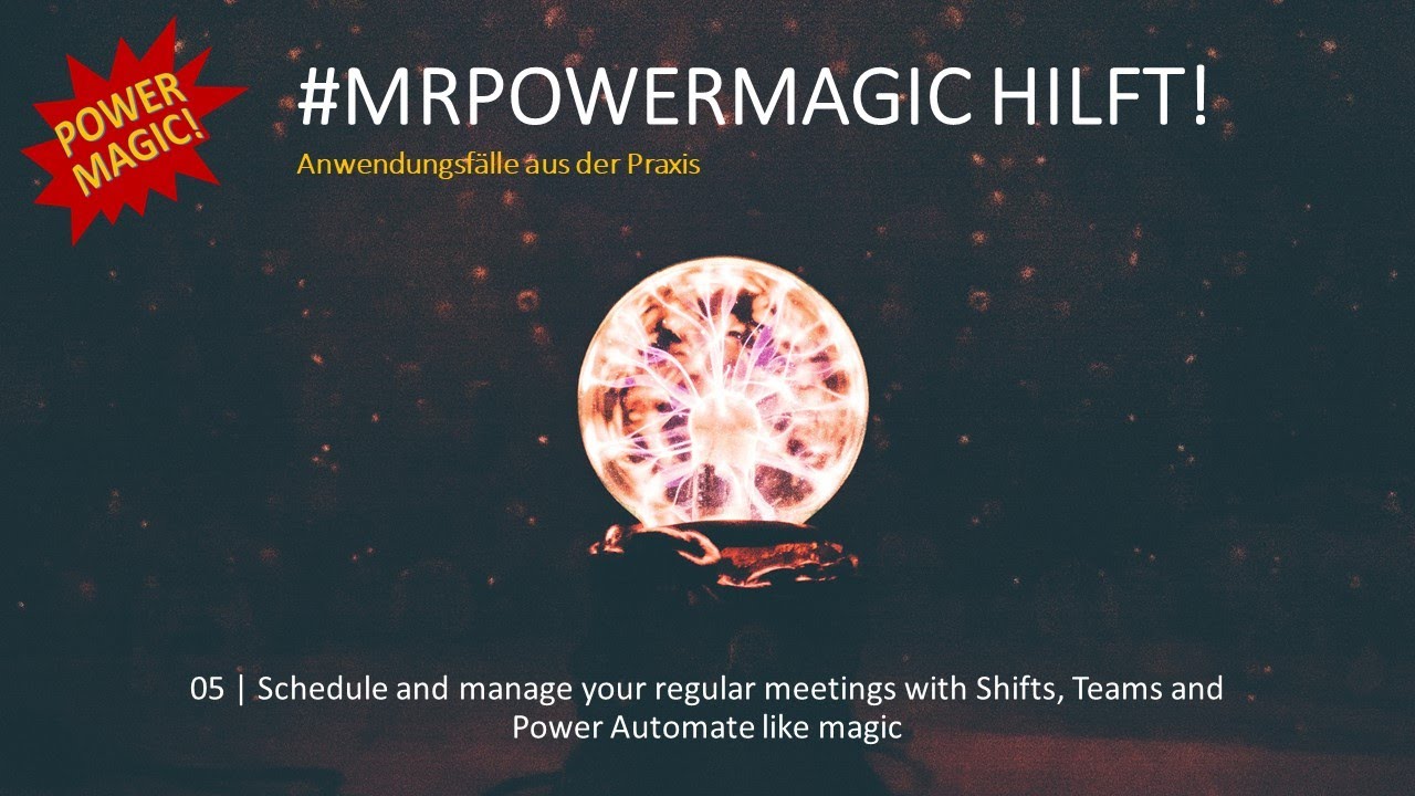 05 | MS Shifts automation notifications (english) | #MrPowerMagic hilft!