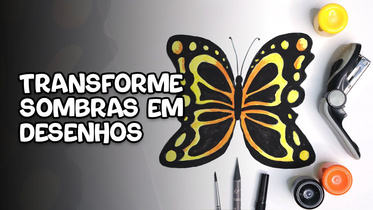 DESENHO DAS SOMBRAS | Como transformar sombras em desenhos
