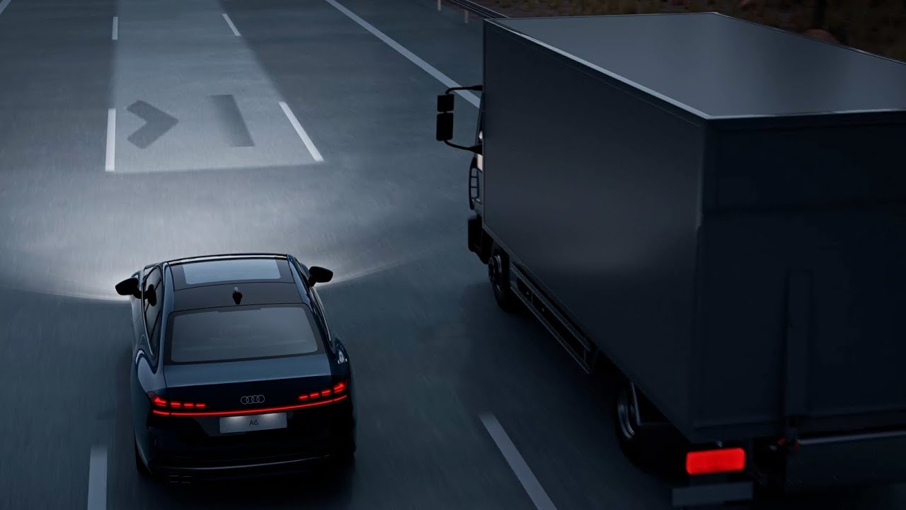 Audi A6 Digital Matrix LED z 2026 roku: Technologia wyjaśniona (animacja)