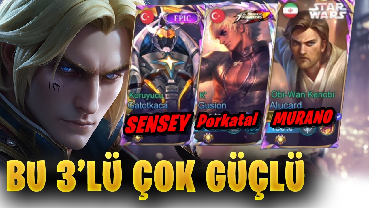 PORKATAL + SENSEY + MURANO BU 3'LÜ ÇOK GÜÇLÜ! Alucard Mobile Legends