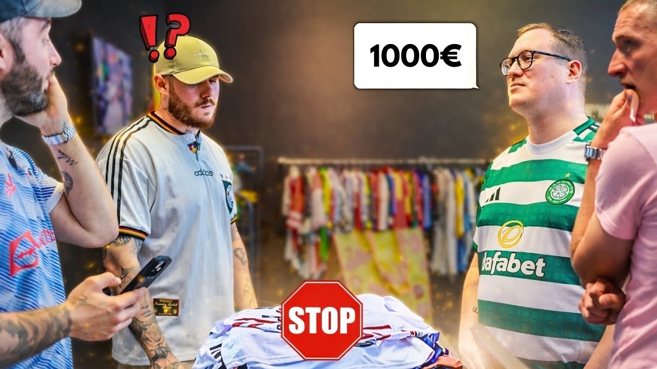 Il veut 1000&euro; pour ses MAILLOTS de foot, on refuse...