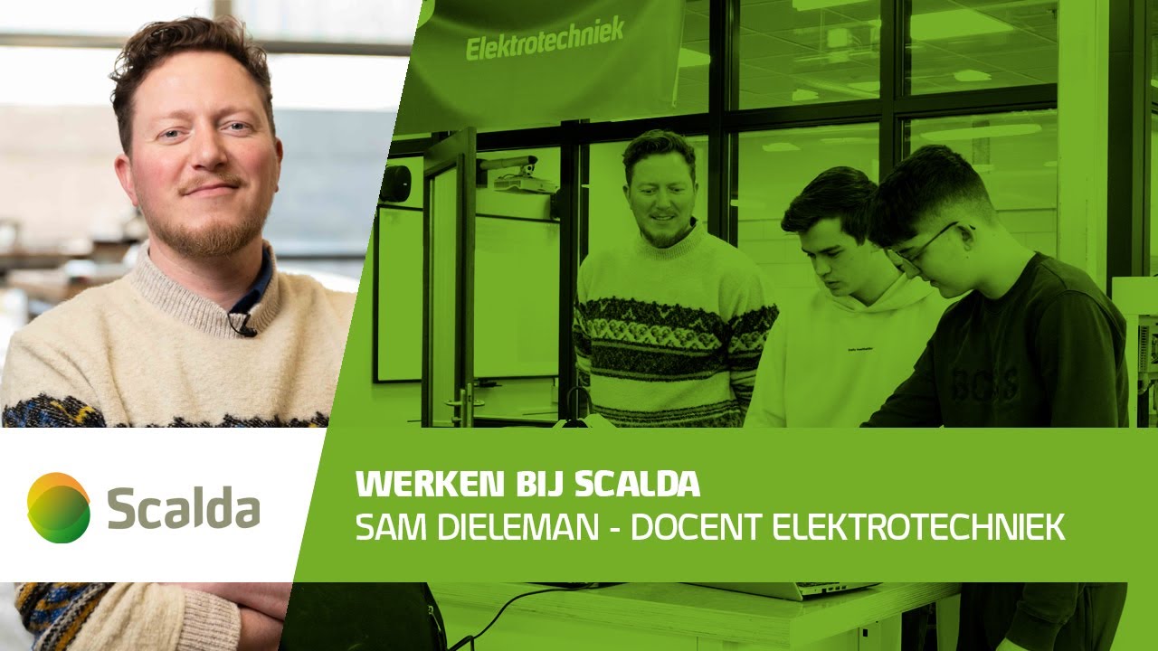 Werken bij Scalda; Sam Dieleman - Docent Elektrotechniek