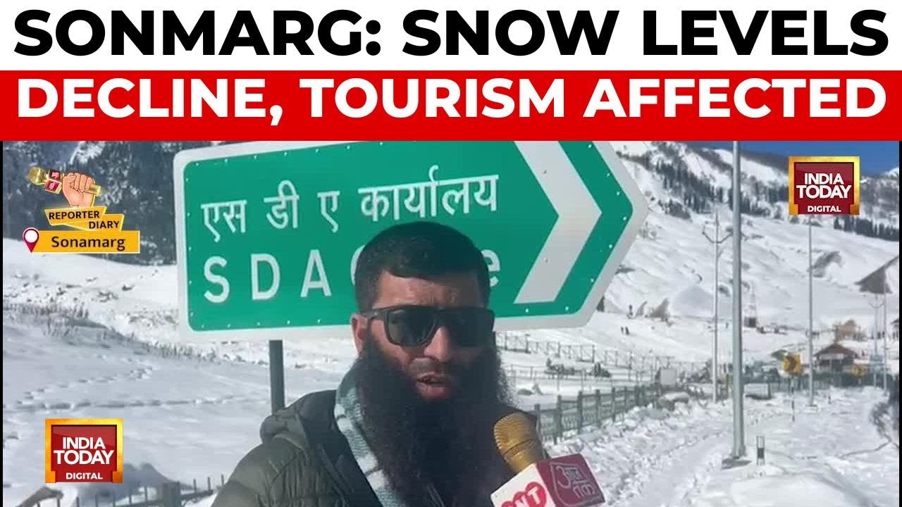 Sonmarg: Climate Change Impacts Snow Levels, Tourism In Kashmir Valley | India Today