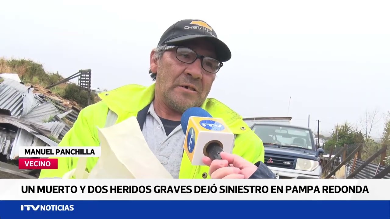 Incendio en Pampa Redonda deja una persona fallecida y dos en riesgo vital en Punta Arenas