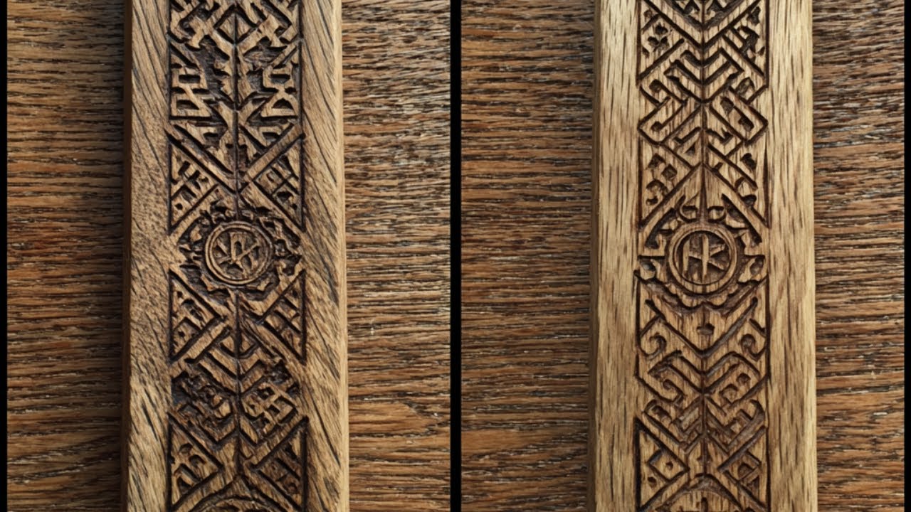 Ogham Carved In Ash And Oak | Celtic Music Journey
