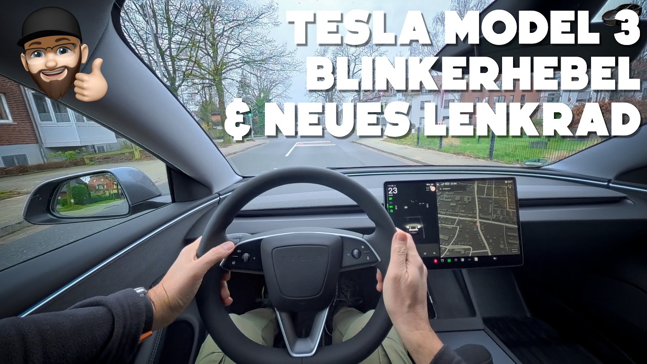Tesla Model 3 Highland - Blinkerhebel Einbau - Nachrüstung