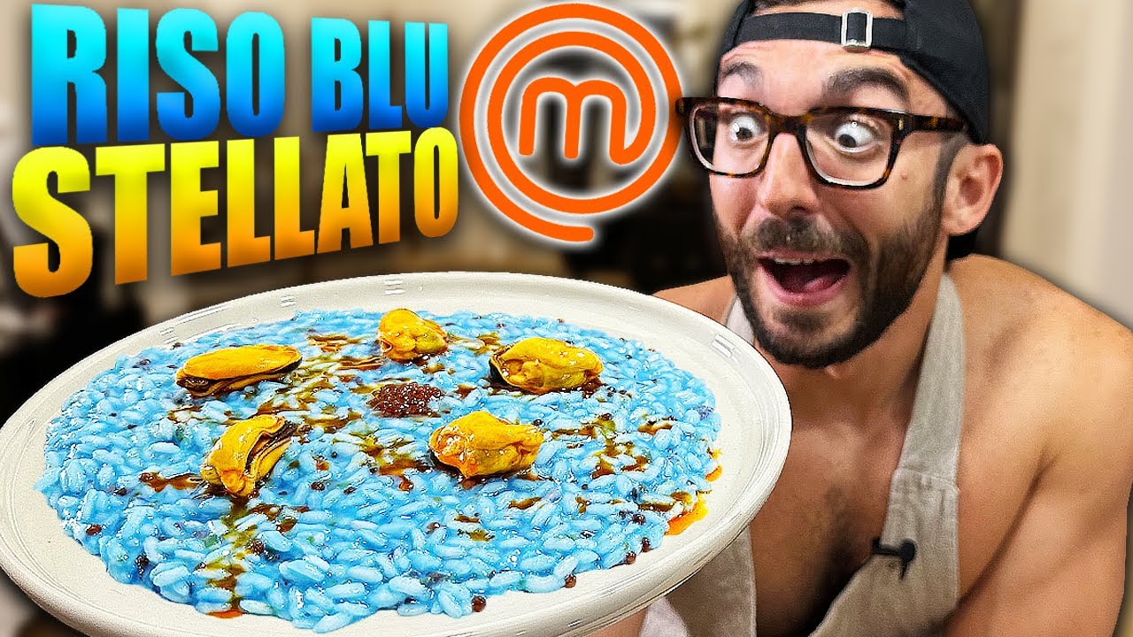 PROVO IL PRIMO RISOTTO BLU STELLATO! *Fighissimo e Buonissimo*