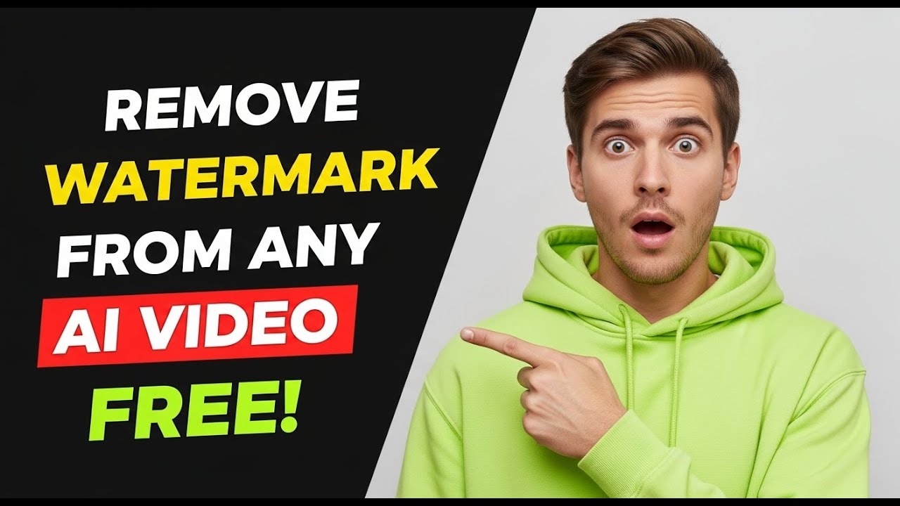 How to Remove Watermark from AI Videos for FREE (Sora 2, VEO 3, Meta AI, Grok AI, etc)