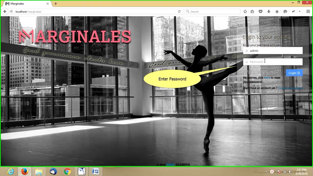 Marginales - Login