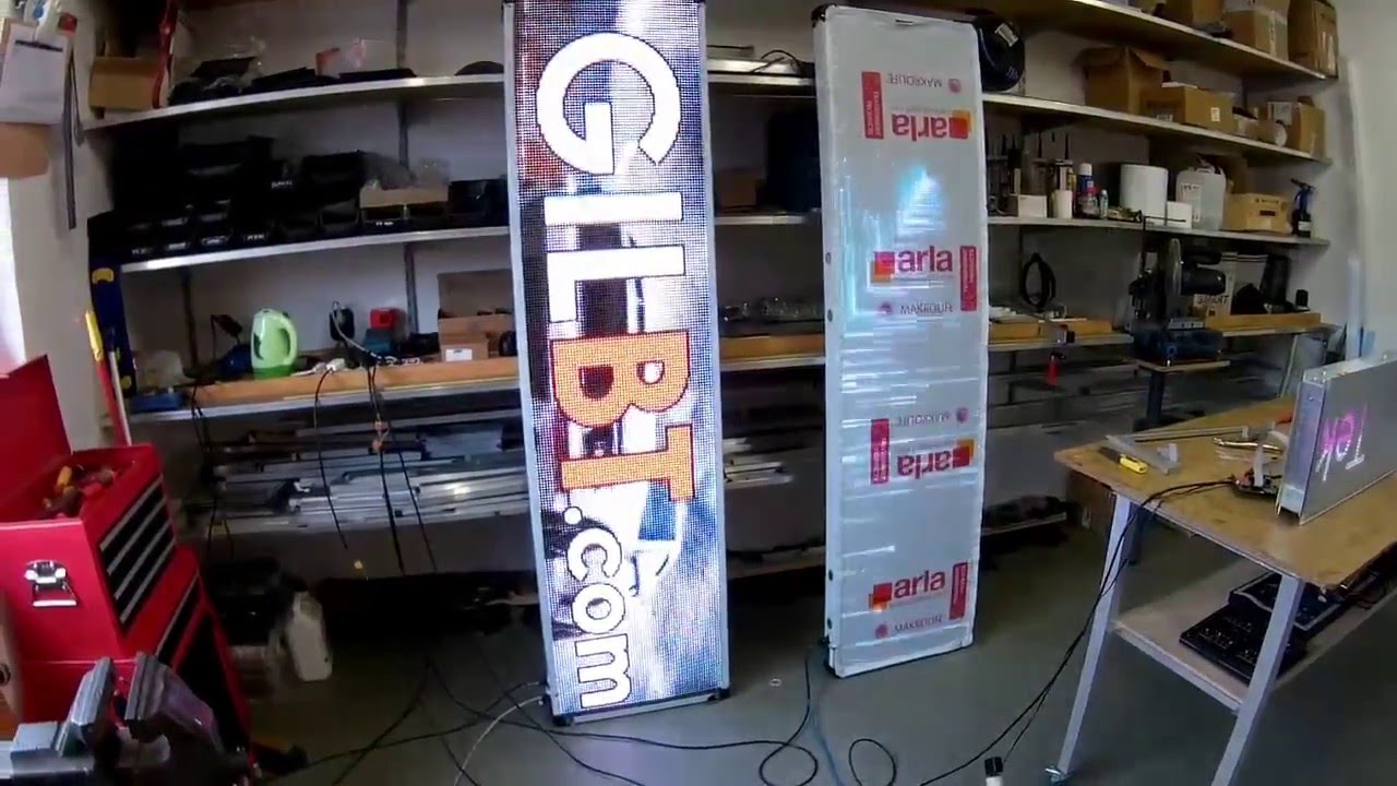Seria RGB elite 200x52cm- Kolorowe Tablice LED GilBT.com
