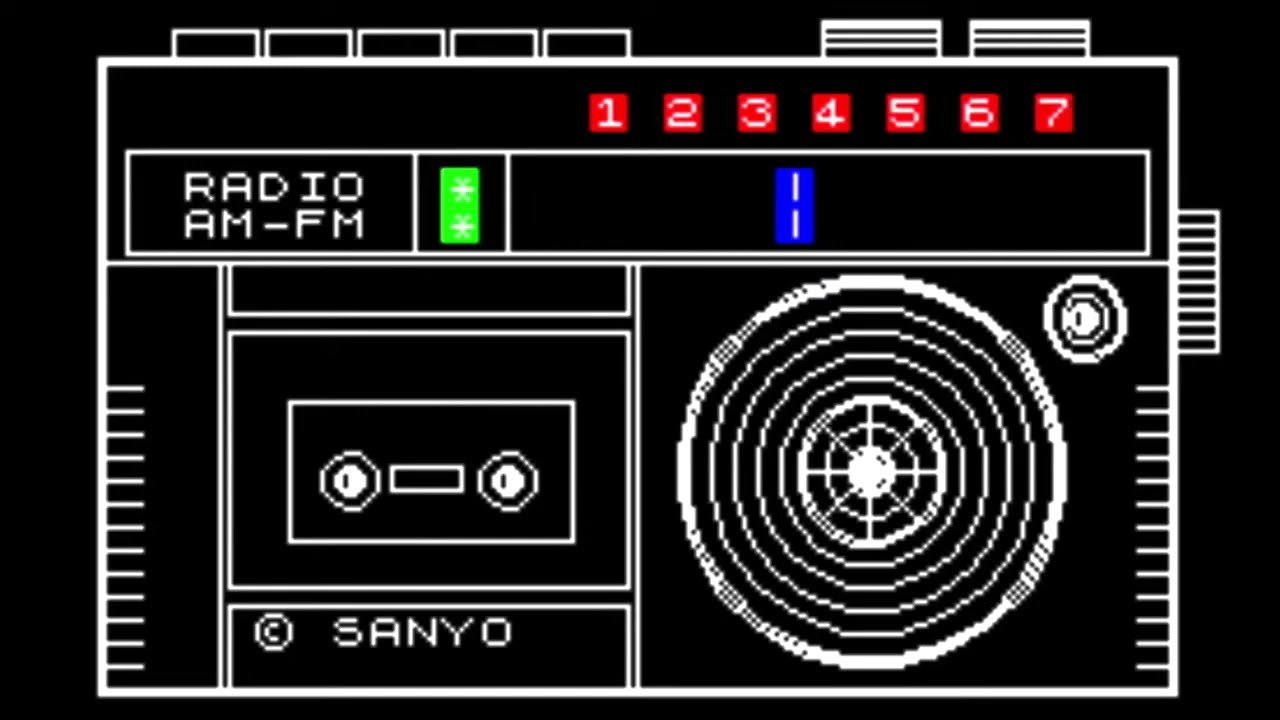 Sanyo 4-241T12671 Demonstration Cassette (1982) from the MG-3 Stereo Mini Cassette Recorder