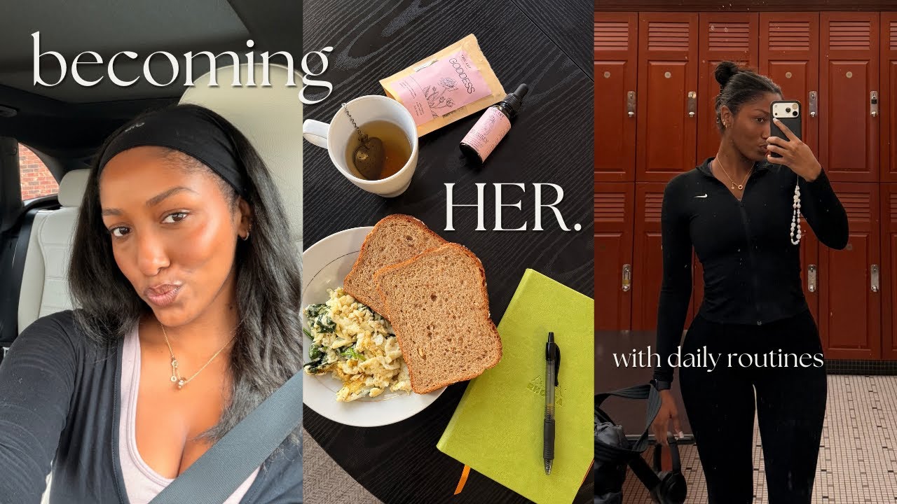 becoming her in 2026 | daily habits, journaling, eating healthy, working out